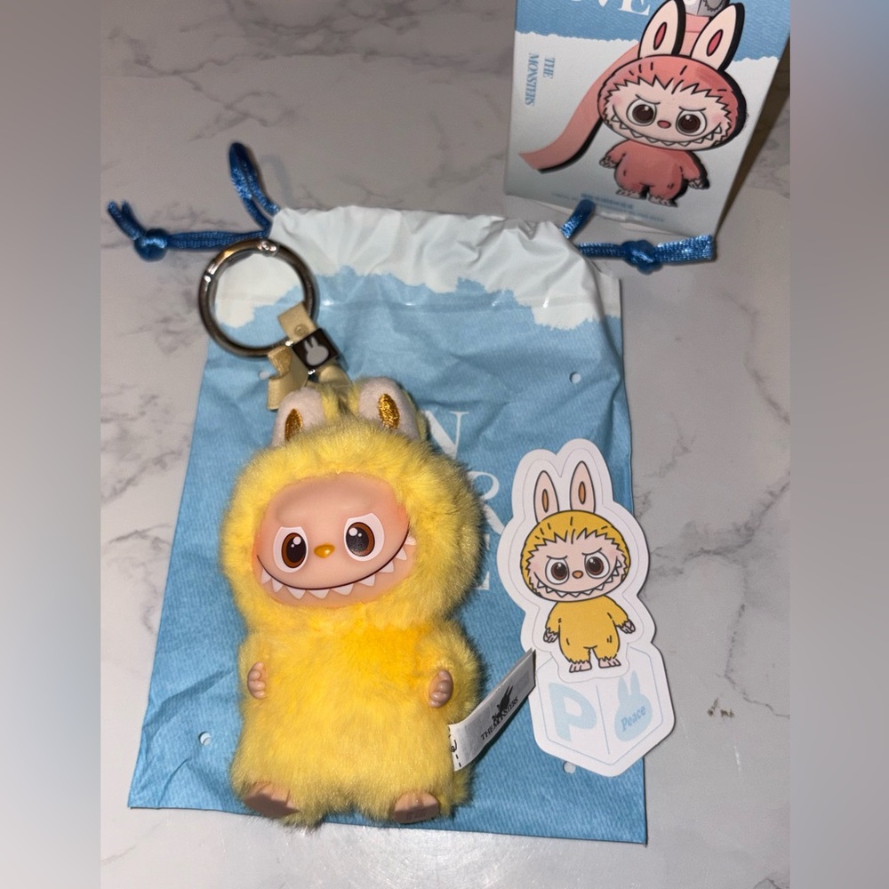 POP MART Labubu Pin For Love CONFIRMED Letter P Pendant